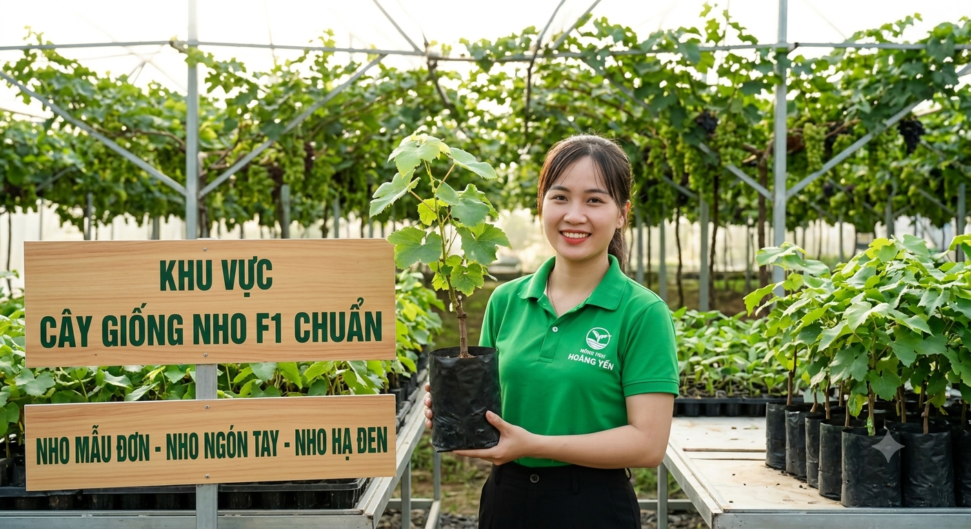Bảng Giá Cây Nho Giống Mới Nhất: Nho Mẫu Đơn, Hạ Đen, Ngón Tay Chuẩn F1